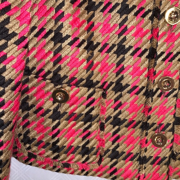 1 JONES NEW YORK TAN/PINK BLAZER - Picture 8 of 9